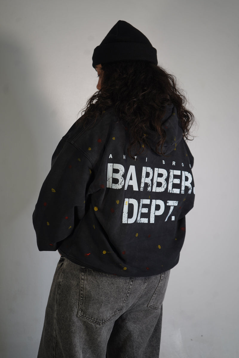 Barbers Dept. Painted Hoodie