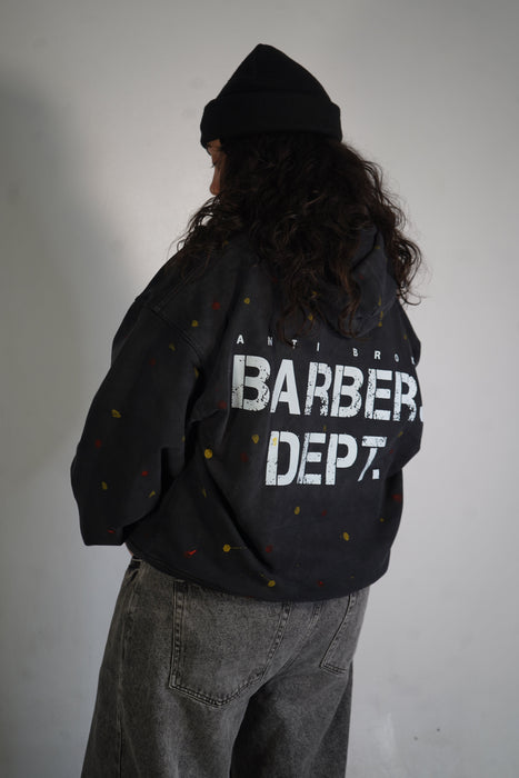 Barbers Dept. Painted Hoodie