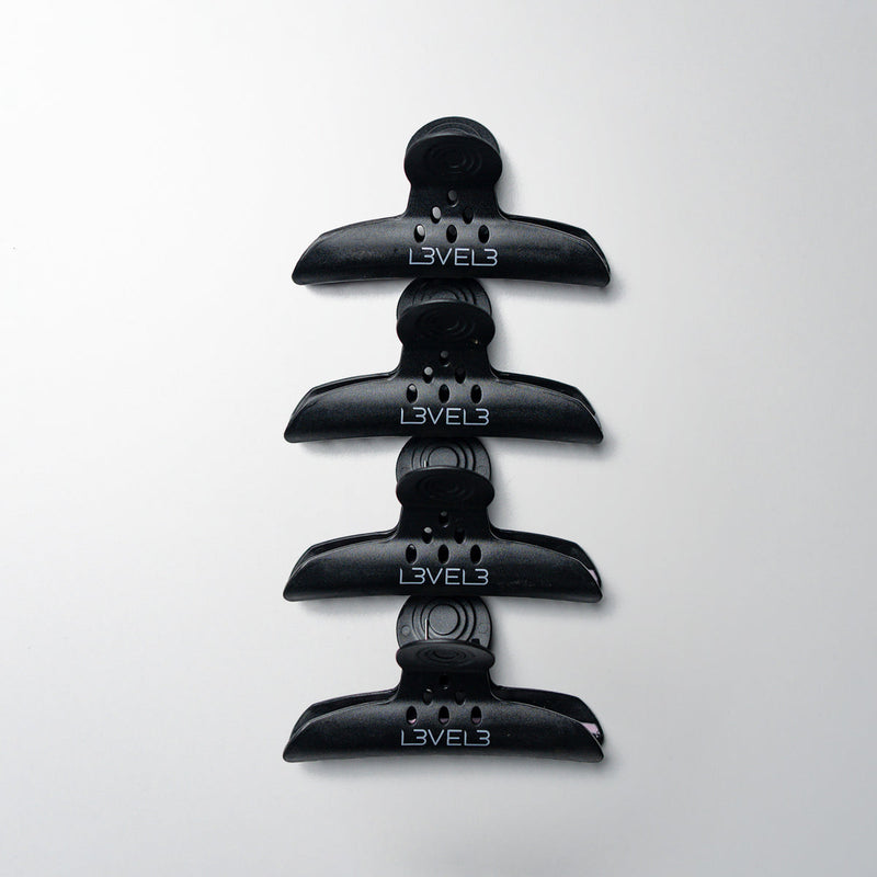 L3VEL3 Hair Claw Clips (4 Pcs)