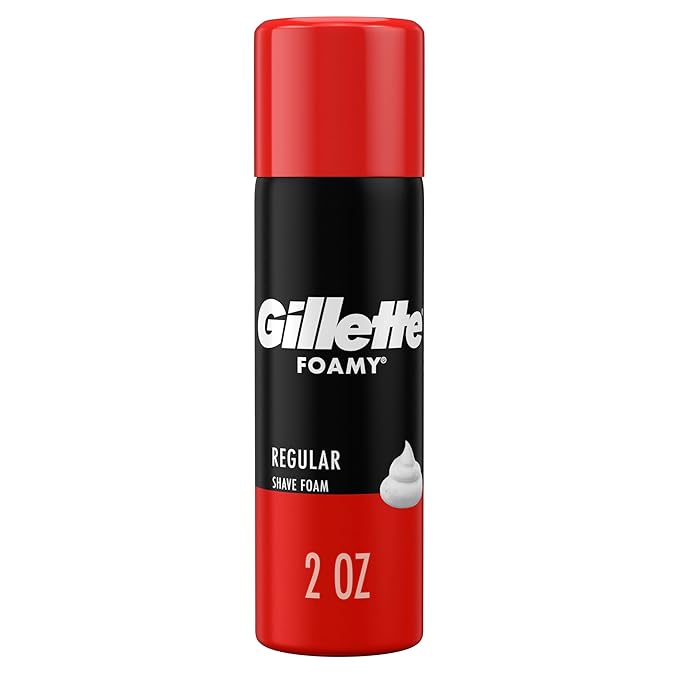 Gillette Foamy Classic Shave Foam for Men Original, 2.0 oz
