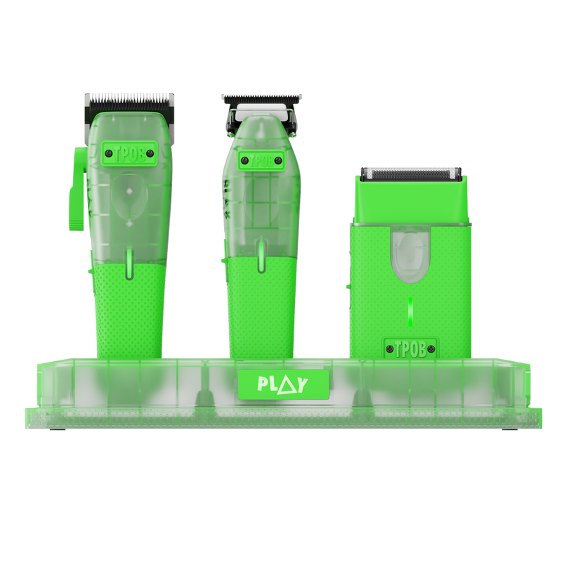 PLAY MINI Transparent GREEN Bundle with Stand