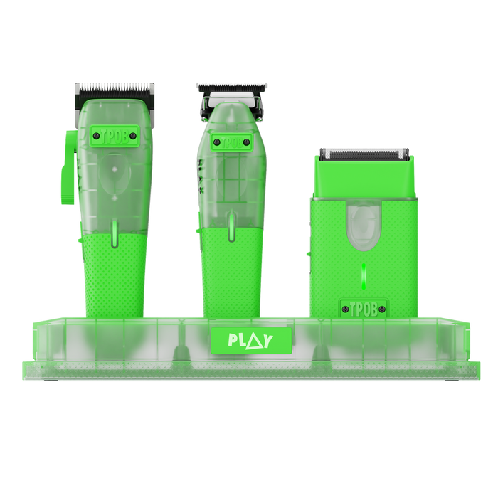PLAY MINI Transparent GREEN Bundle with Stand