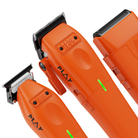 TPOB PLAY-3-PACK – Orange Edition (Clipper, Trimmer & Shaver with 3-Way Stand)