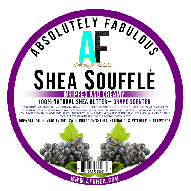 ABSOLUTELY FABULOUS Shea Soufflé Shea Butter (Grape) 8 oz