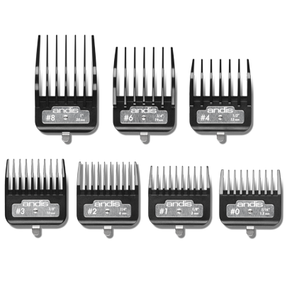 Andis BG Series Premium Metal Clip Comb Set