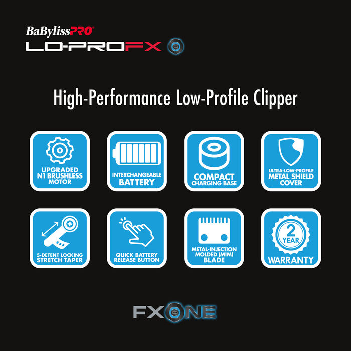 BABYLISS PRO FXOne Lo-ProFX Clipper