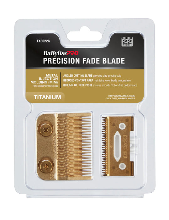 BABYLISSPRO Precision Fade Blade (Gold)