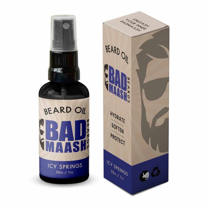 BADMAASH Icy Springs Beard Oil (30 ml)