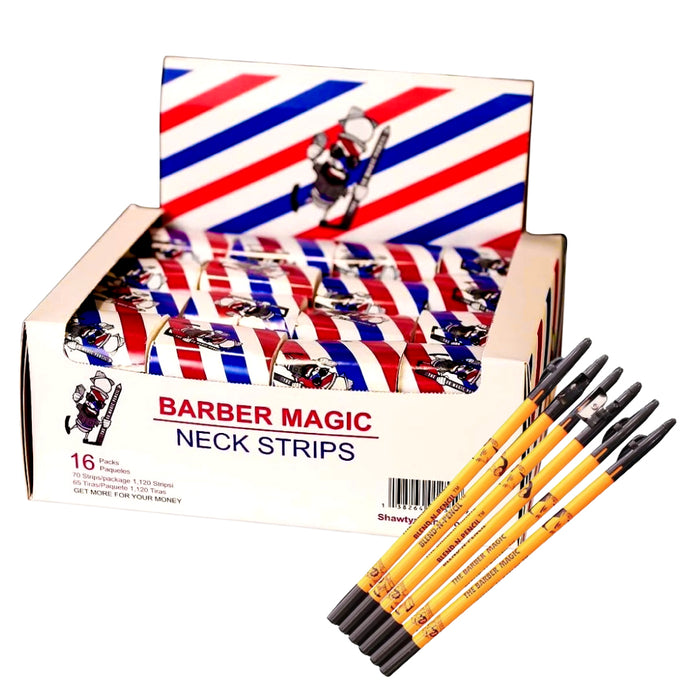 BARBER MAGIC Neck Strips & Barber Pencil Bundle