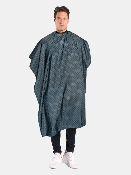 BETTY DAIN Diamond Grid Barber Cape