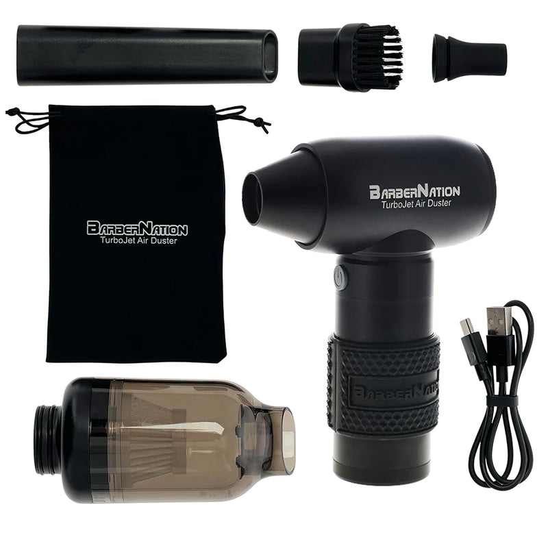 BARBER NATION 4-in-1 TurboJet Air Duster Pro