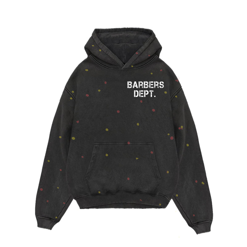 Barbers Dept. Painted Hoodie