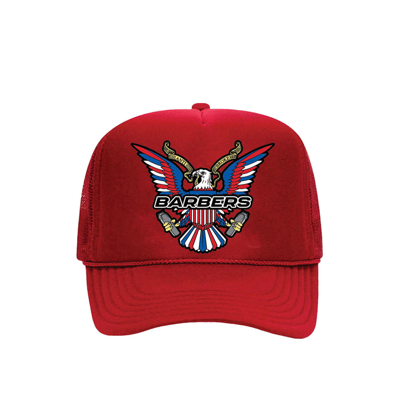 Diplomatic Barbers Trucker - Red