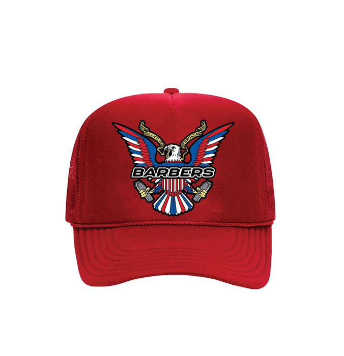 Diplomatic Barbers Trucker - Red