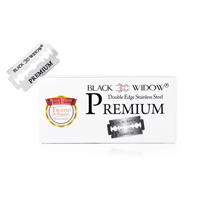 BLACK WIDOW Premium Double Edge Razor Blades