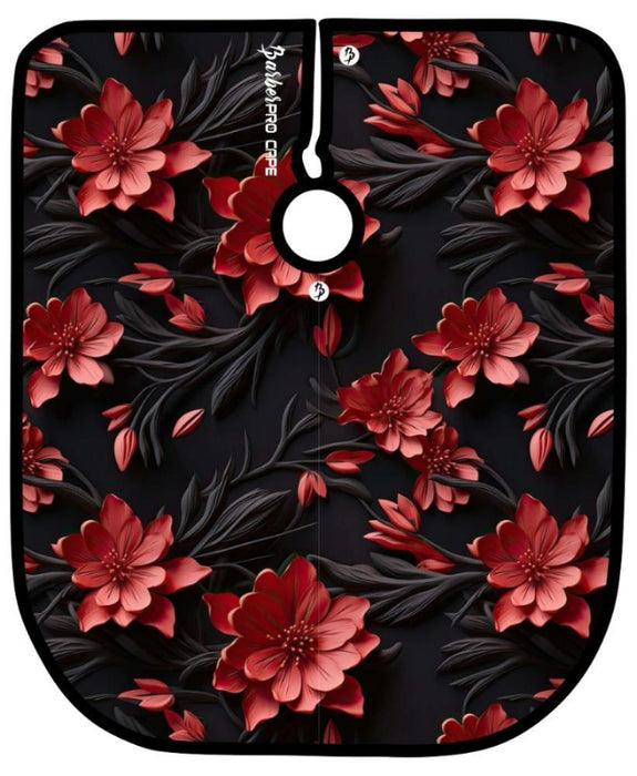 Barberpro Cape - Red Roses #14