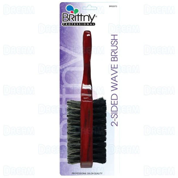 BRITTNY 2-Sided Wave Brush (Cherry)