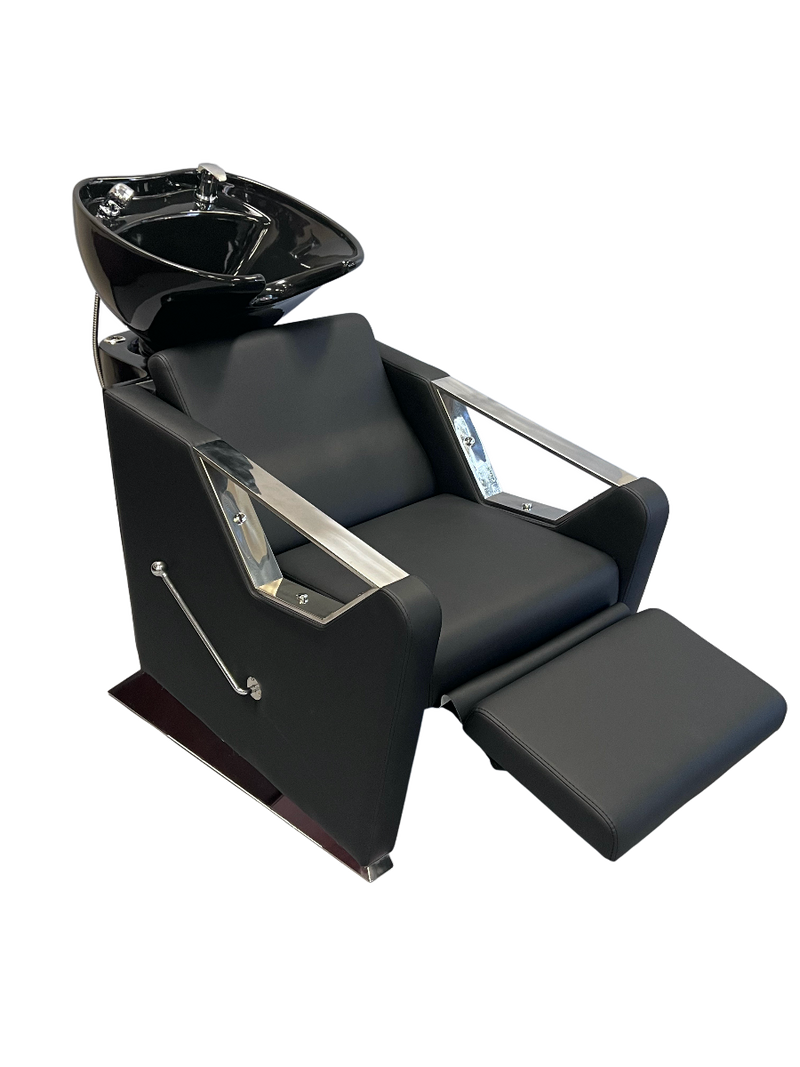 CAMELLA Shampoo Bowl + Chair Black