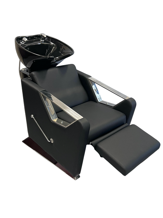 CAMELLA Shampoo Bowl + Chair Black