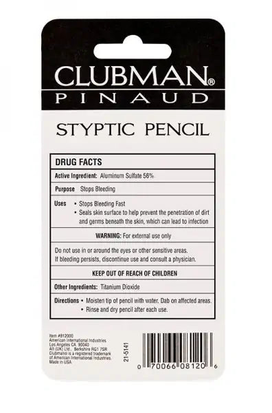 CLUBMAN PINAUD Styptic Pencil