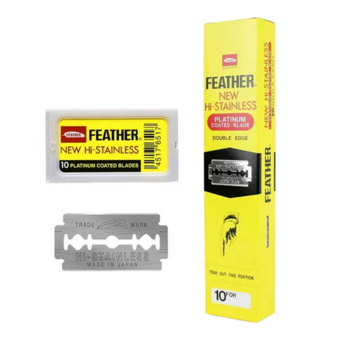 FEATHER Hi-Stainless Double Edge Razor Blades