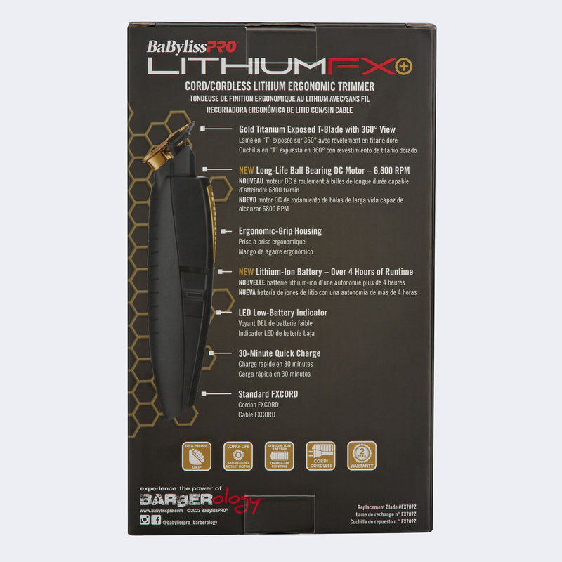 BaByliss PRO Lithium FX+ Cordless Ergonomic Trimmer