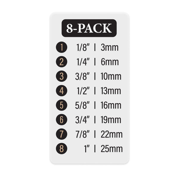 Black Ice Gold Cutting Guides 8 Pk