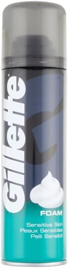 GILLETTE Classic Sensitive Skin Men's Shaving Foam, 200ml