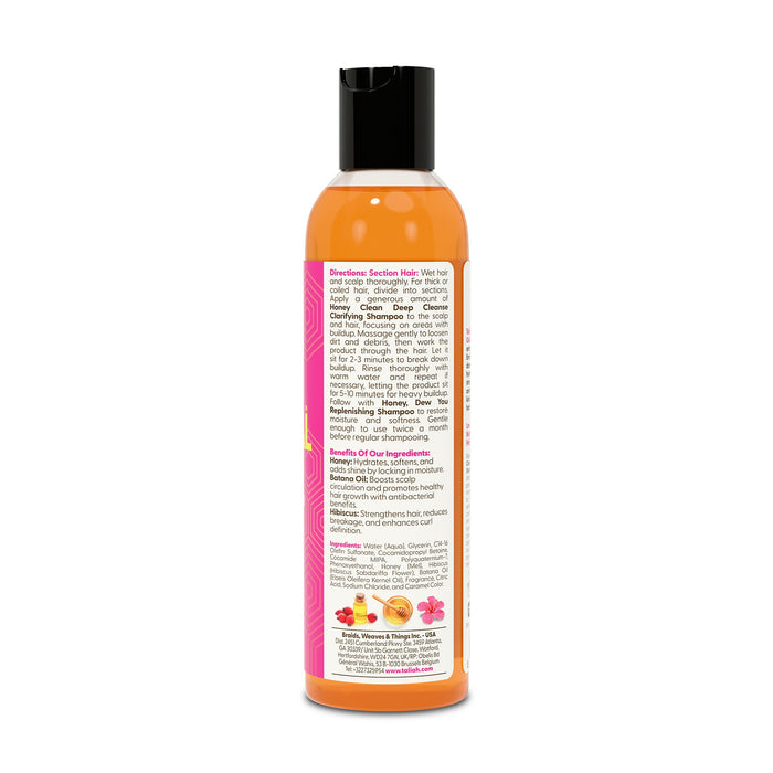 Taliah Waajid Honey Clean Deep Cleanse Clarifying Shampoo 12oz