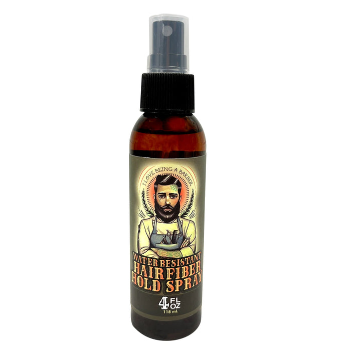 I LOVE BEING A BARBER Water Resistant Hair Fiber Hold Spray