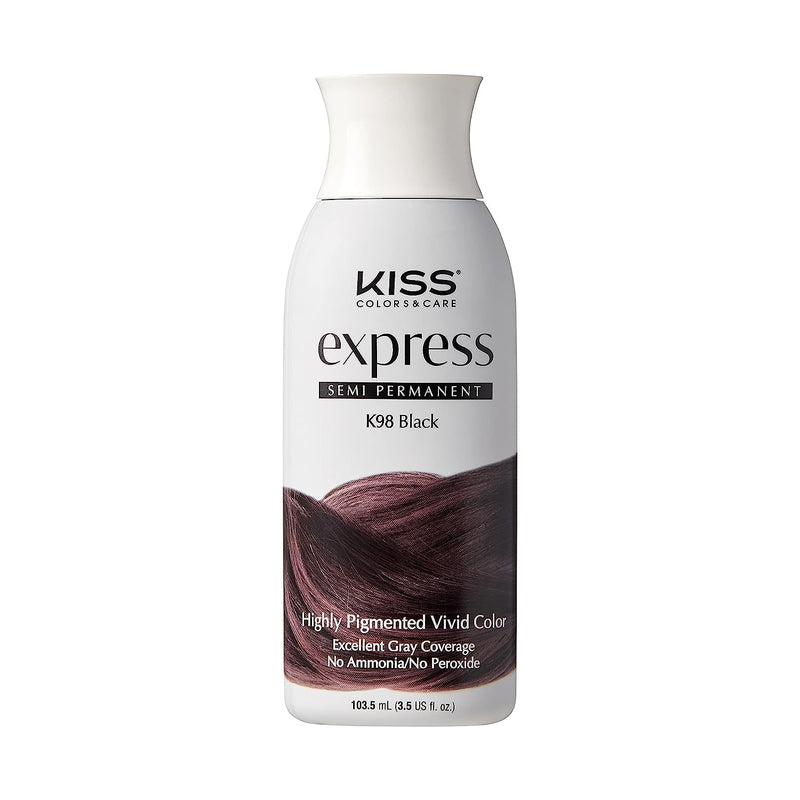 KISS Express Semi-Permanent Hair Color (K98 Black)