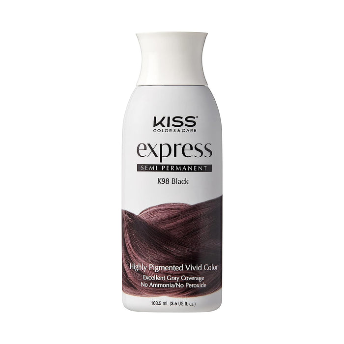 KISS Express Semi-Permanent Hair Color (K98 Black)