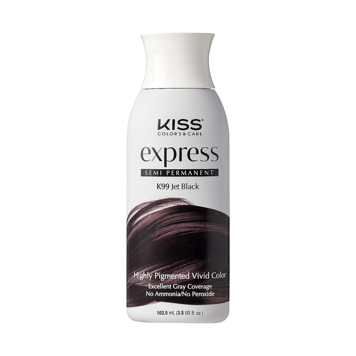 KISS Express Semi-Permanent Hair Color (K99 Jet Black)