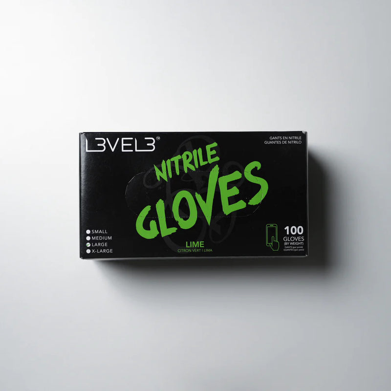 L3VEL3 Professional Nitrile Gloves (8 Colors)