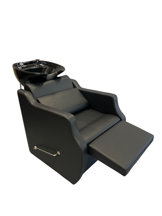 NATALIA Shampoo Bowl + Chair Black