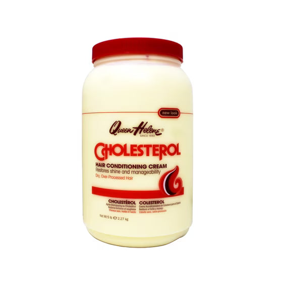 Queen Helene Cholesterol, Hair Conditioning Cream, Restores Shine and Manageability, for Dry, Over-Processed Hair
