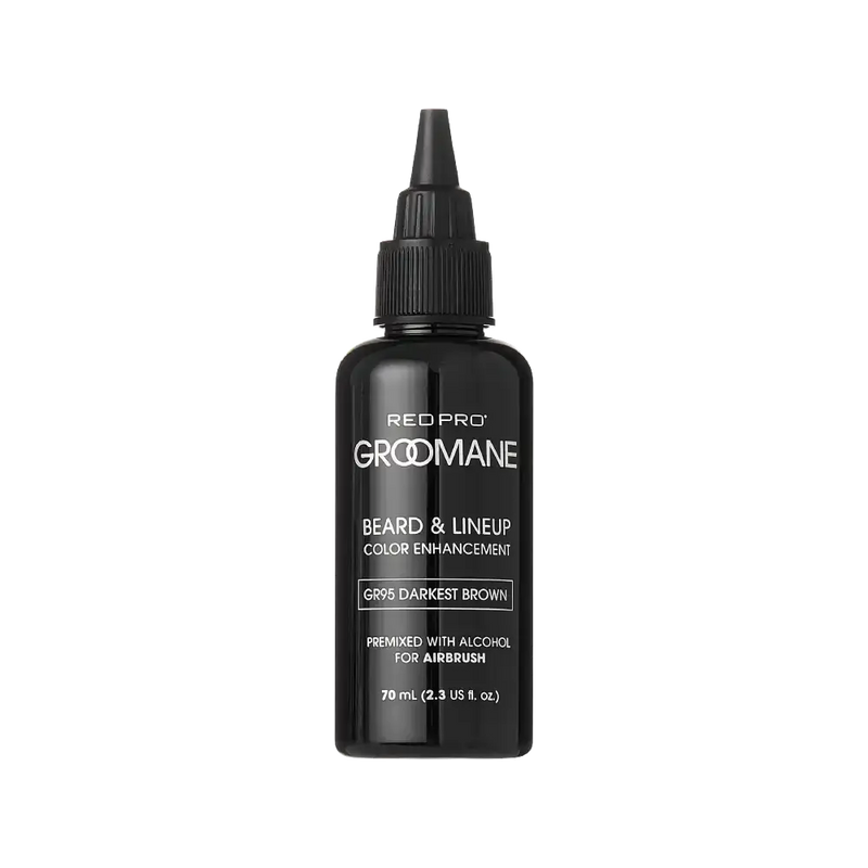 RED PRO Groomane Beard & Lineup Color Darkest Brown