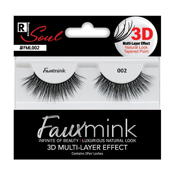 RESPONSE SOUL 3D Multi-Layer Effect Faux Mink Lashes 002
