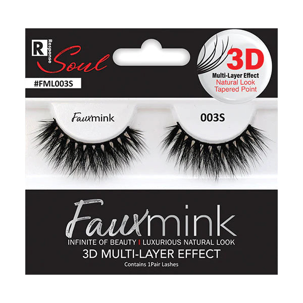 RESPONSE SOUL 3D Multi-Layer Effect Faux Mink Lashes 003S