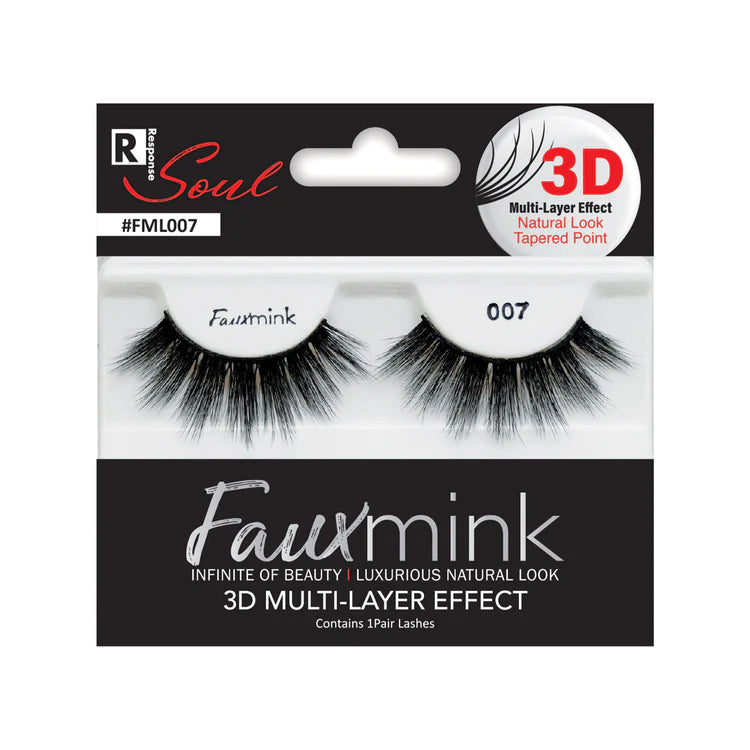 RESPONSE SOUL 3D Multi-Layer Effect Faux Mink Lashes 007