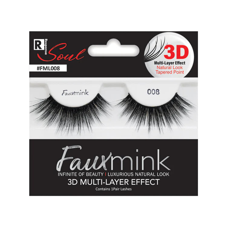 RESPONSE SOUL 3D Multi-Layer Effect Faux Mink Lashes 008