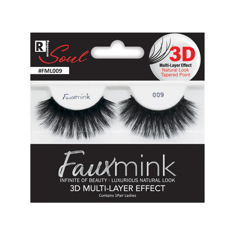 RESPONSE SOUL 3D Multi-Layer Effect Faux Mink Lashes 009