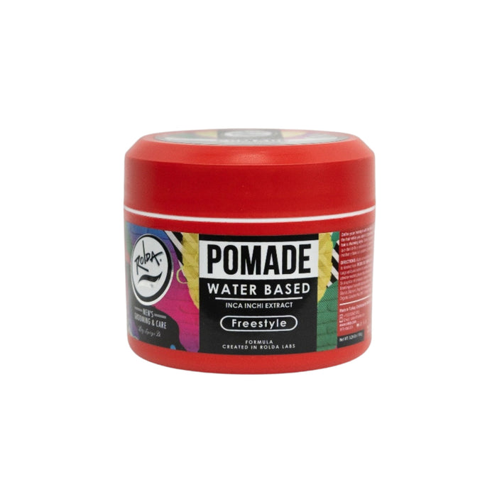 Rolda - Freestyle Hair Pomade | Water Based Formula, Medium Hold, Medium Shine, Washes Out Easily, All Day Hold, Flake-free
