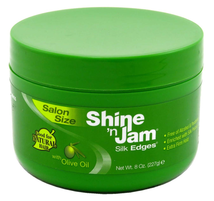 SHINE N' JAM Silk Edges Gel W/ Olive Oil