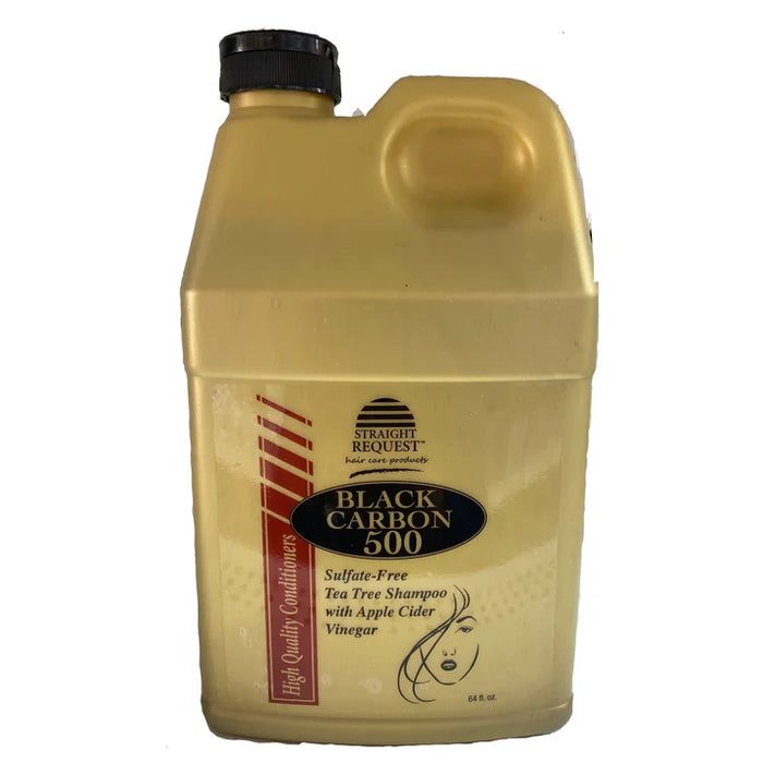 STRAIGHT REQUEST Black Carbon 500 Sulfate-Free Shampoo