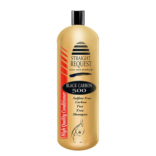 STRAIGHT REQUEST Black Carbon 500 Sulfate-Free Shampoo 32oz