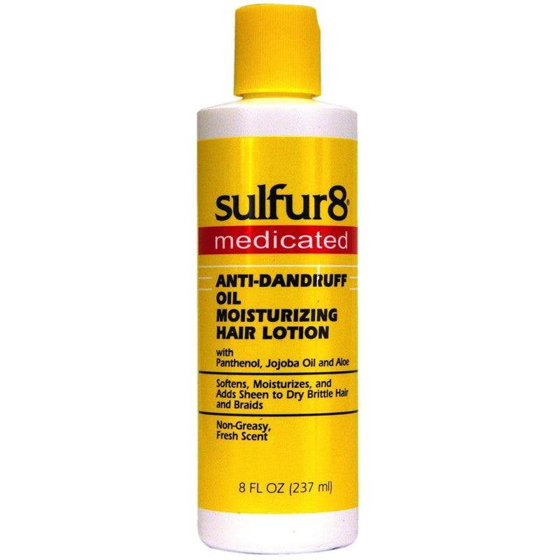 SULFUR 8 Medicated Anti-Dandruff Hair Lotion 8oz