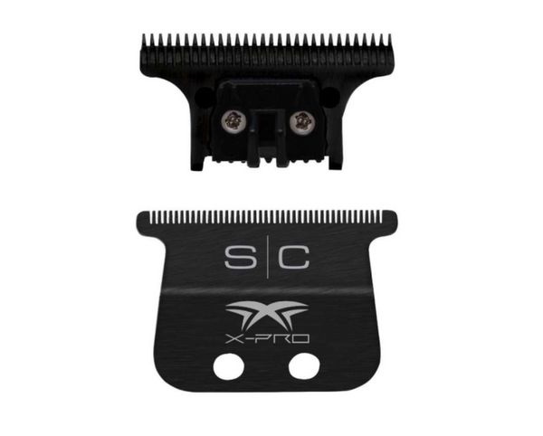 STYLECRAFT S/C REPLACEMENT FIXED BLACK DIAMOND X-PRO WIDE FIXED BLADE WITH BLACK DLC “THE ONE” CUTTER TRIMMER BLADE SET- SC536B