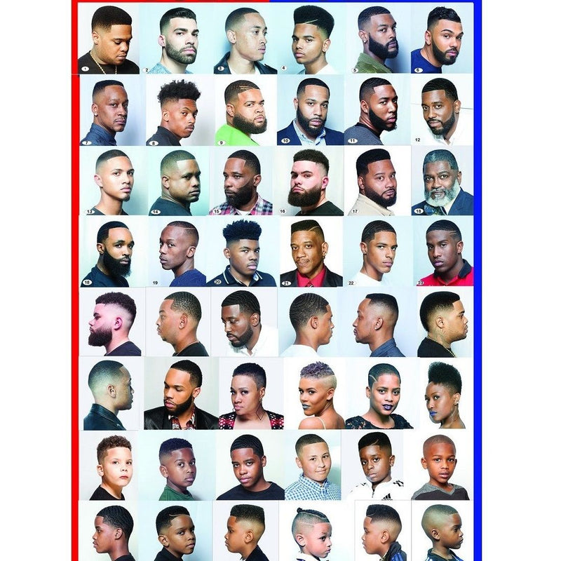 SOLID GOLD  Cuts Barber Poster Vol 9 - Style F