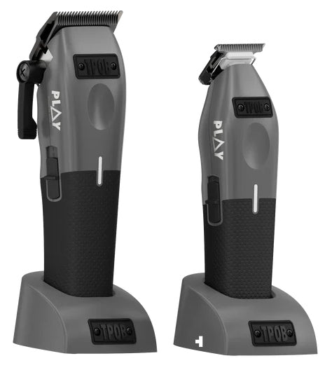TPOB Play Gun Metal Grey Clipper Trimmer Bundle
